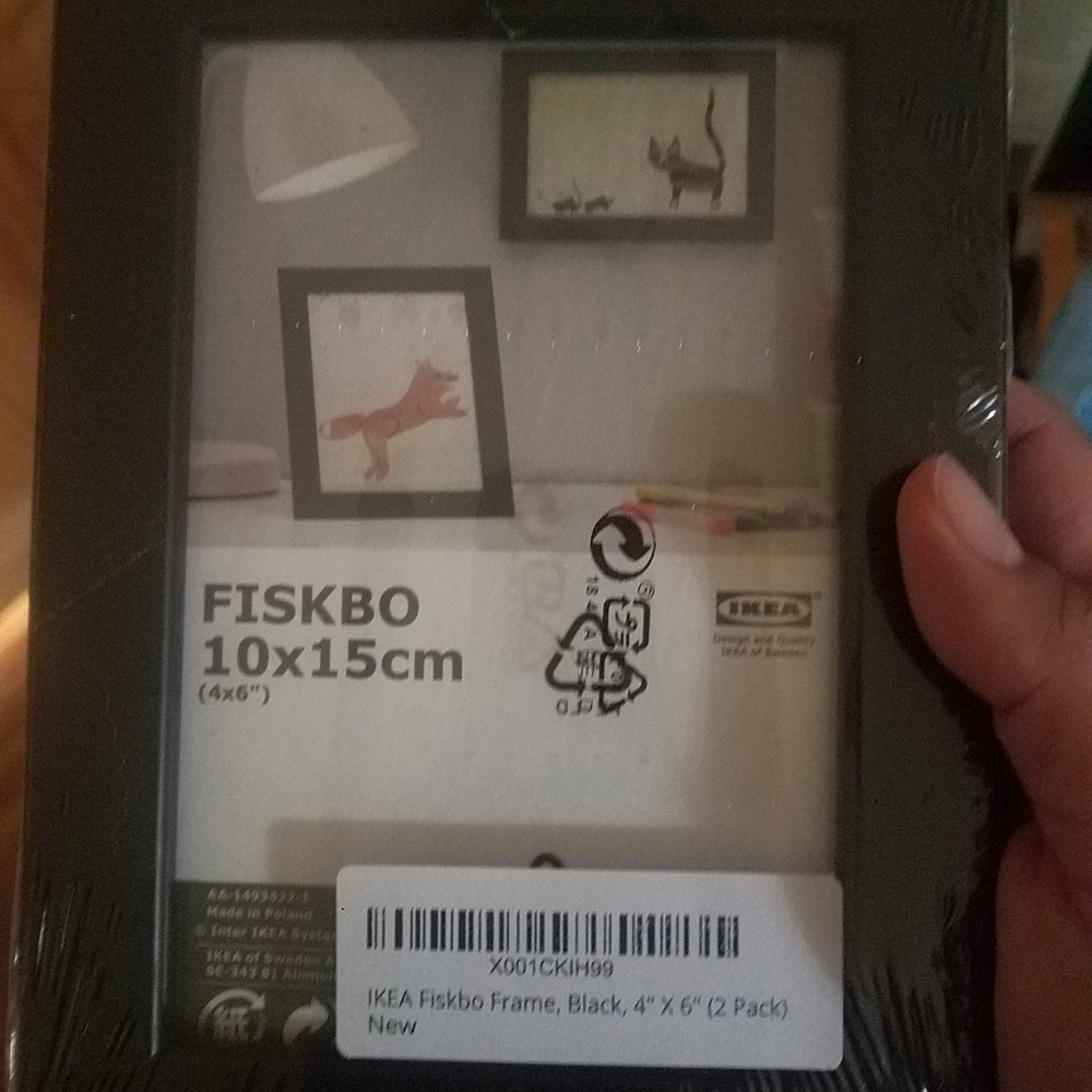 IKEA Fiskbo Frame - Black [2 Packs]